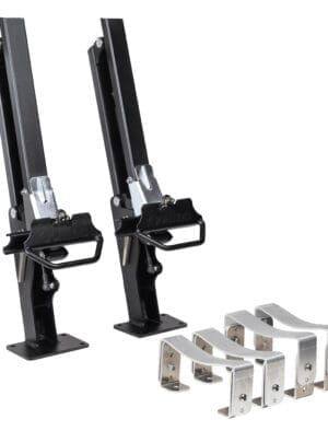 Dolly Mount - Self-Loading w/Tire Cradles (Articulating) Powder-Coated