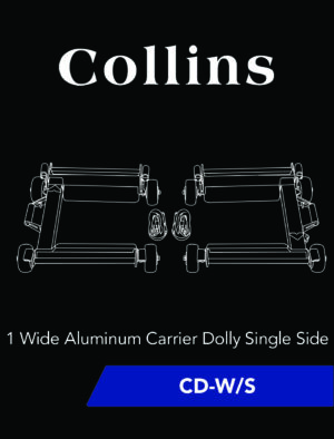 Wide Aluminum Carrier Dolly - Single Side (universal Right or Left)